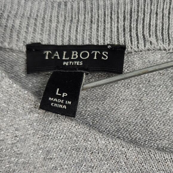 Talbots Gray Sweater - Women's Petite Large - Picture 3 of 3